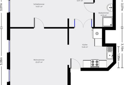 Wohnung Verden (Aller) - 2 Zimmer, 57 m&sup2;, 625&euro; | Angebot:25515088