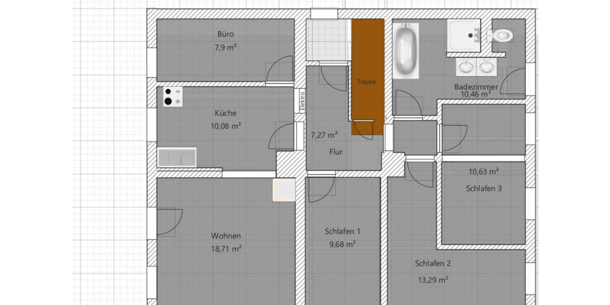 Erdgeschoßwohnung Eibenstock - 5 Zimmer, 90 m&sup2;, 800&euro; | Angebot:24177651