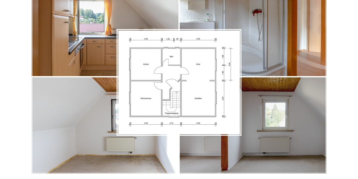 Erstbezug nach Renovierung, mit Einbauküche, Stellplatz möglich 2 zimmer