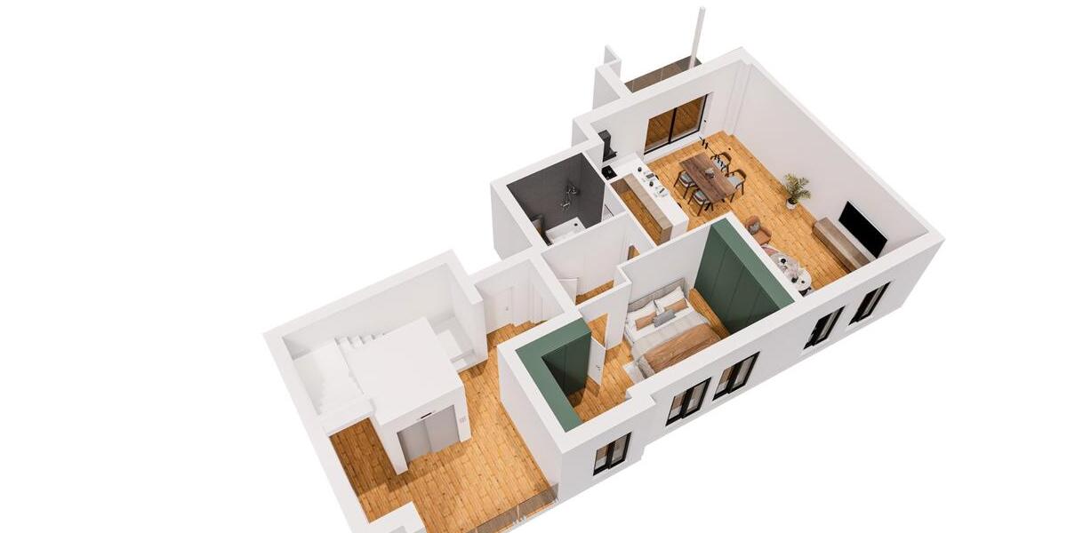 Etagenwohnung Velbert Pöthen - 2.5 Zimmer, 68 m&sup2;, 990&euro; | Angebot:26672547