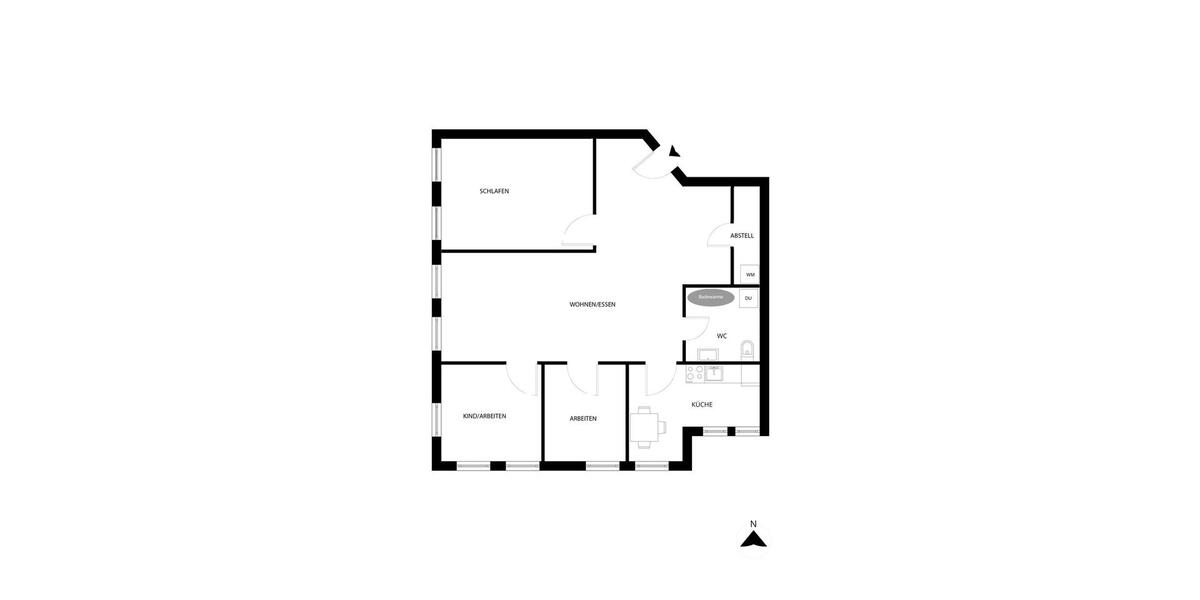 Etagenwohnung Ilsfeld - 4.5 Zimmer, 96 m&sup2;, 1.150&euro; | Angebot:26619123
