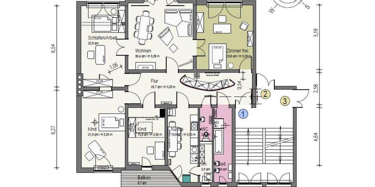 Wohnen auf Zeit Kassel Vorderer Westen - 1 Zimmer, 24 m&sup2;, 540&euro; | Angebot:25940617