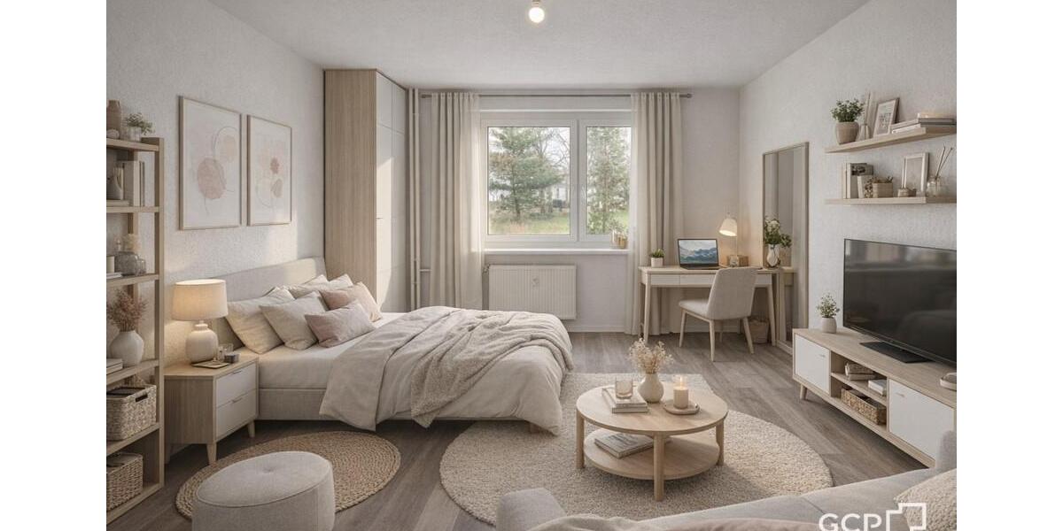 Etagenwohnung Brandenburg an der Havel - 1 Zimmer, 24 m&sup2;, 253&euro; | Angebot:26249124