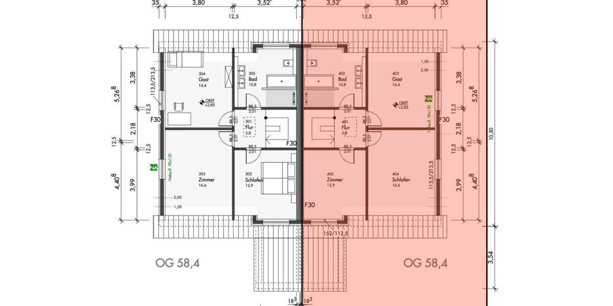 Doppelhaushälfte Bordesholm - 4 Zimmer, 133 m&sup2;, 1.745&euro; | Angebot:24655333