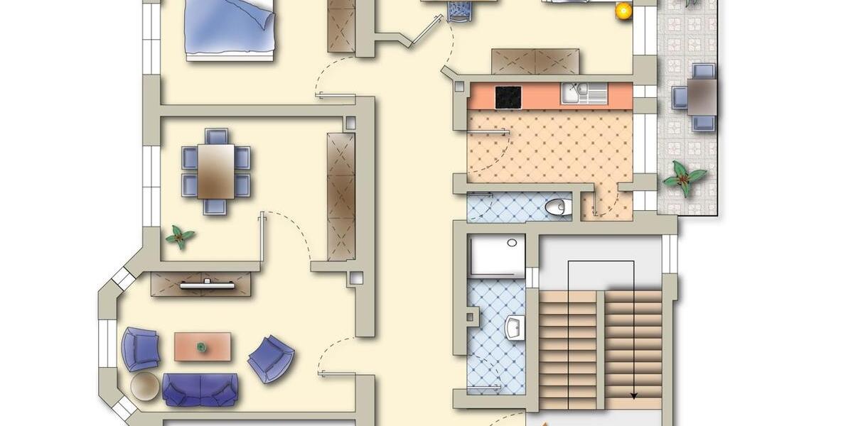 Etagenwohnung Auerbach/Vogtland Vogtland - 4 Zimmer, 106 m&sup2;, 583&euro; | Angebot:26073243