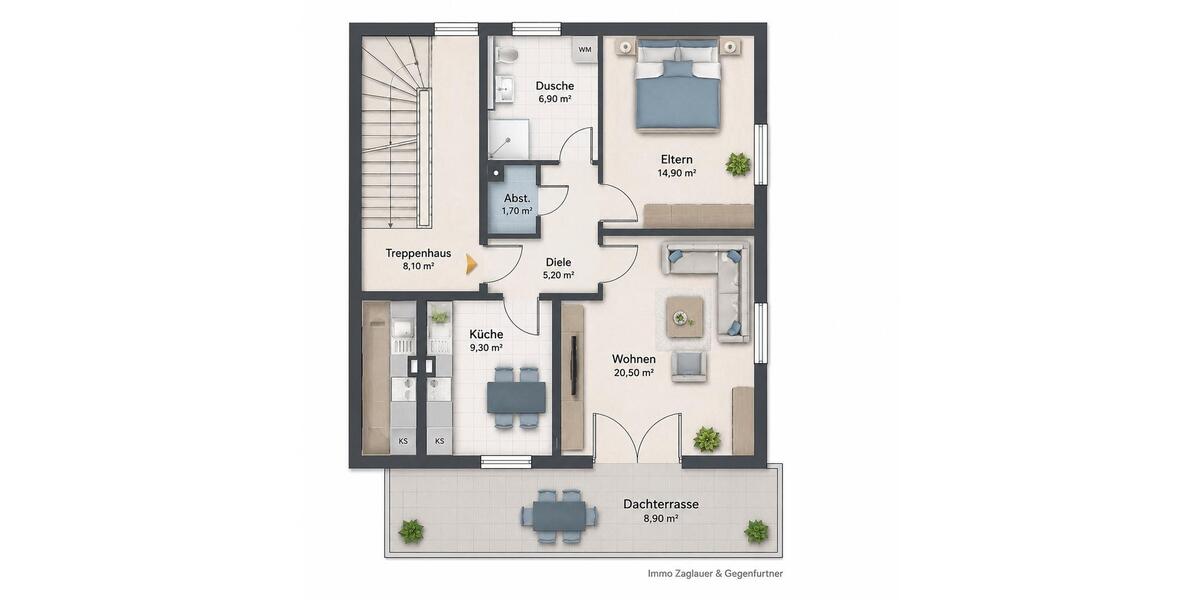 Einfamilienhaus Deggendorf - 2 Zimmer, 70 m&sup2;, 850&euro; | Angebot:26703612