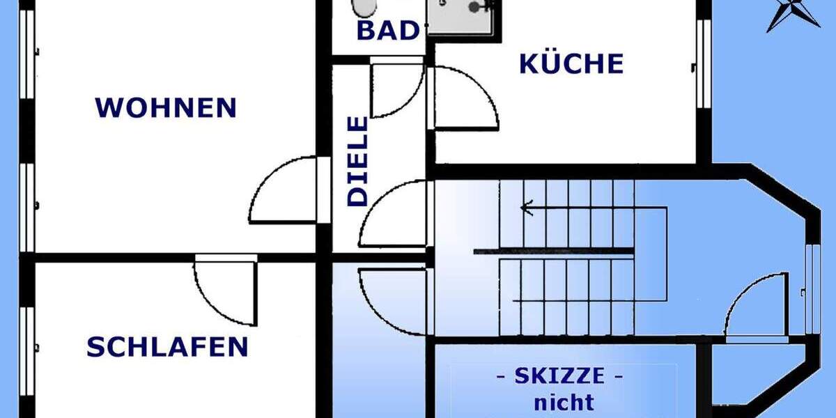 Etagenwohnung Greiz - 2 Zimmer, 40 m&sup2;, 230&euro; | Angebot:24450666