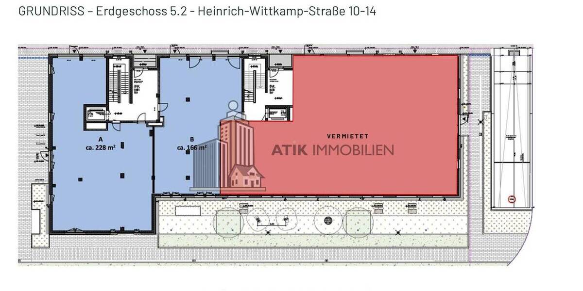 ATIK: Erstbezug im EG: Teil eines komplett neuen Stadtteils des Turley Areals - Gewerbeobjekt Mannheim Neckarstadt | Angebot:26267330