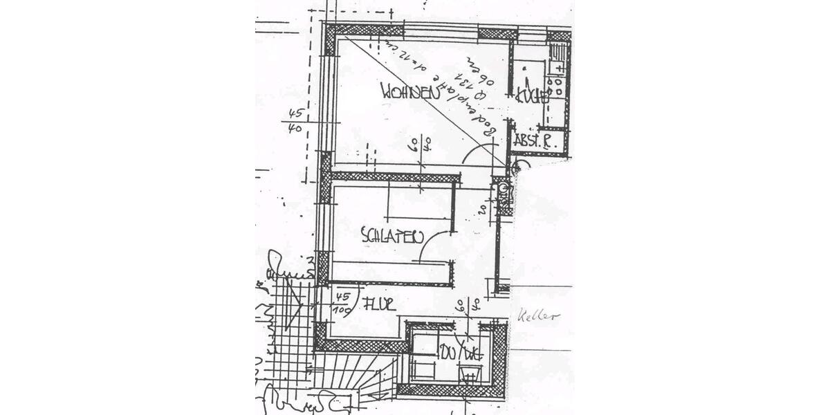 Etagenwohnung Bad Kreuznach - 2 Zimmer, 55 m&sup2;, 450&euro; | Angebot:25918968