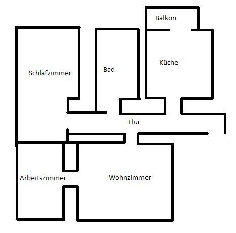 Etagenwohnung Rosenbach Syrau - 3 Zimmer, 70 m&sup2;, 750&euro; | Angebot:24653931