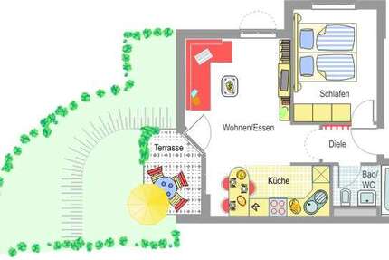 Wohnung zum Mieten in Sachsenheim 590 € 43.51 m² 2 zimmer