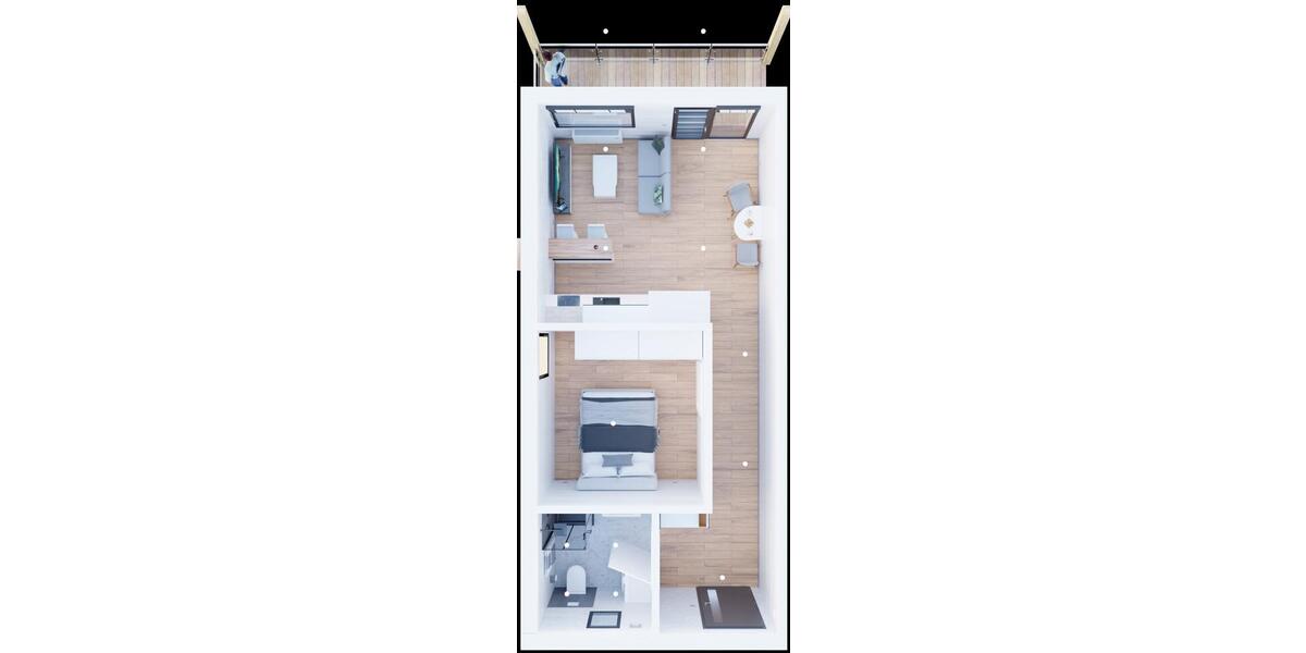 Terrassenwohnung Schwabach - 2 Zimmer, 45 m&sup2;, 915&euro; | Angebot:26269124