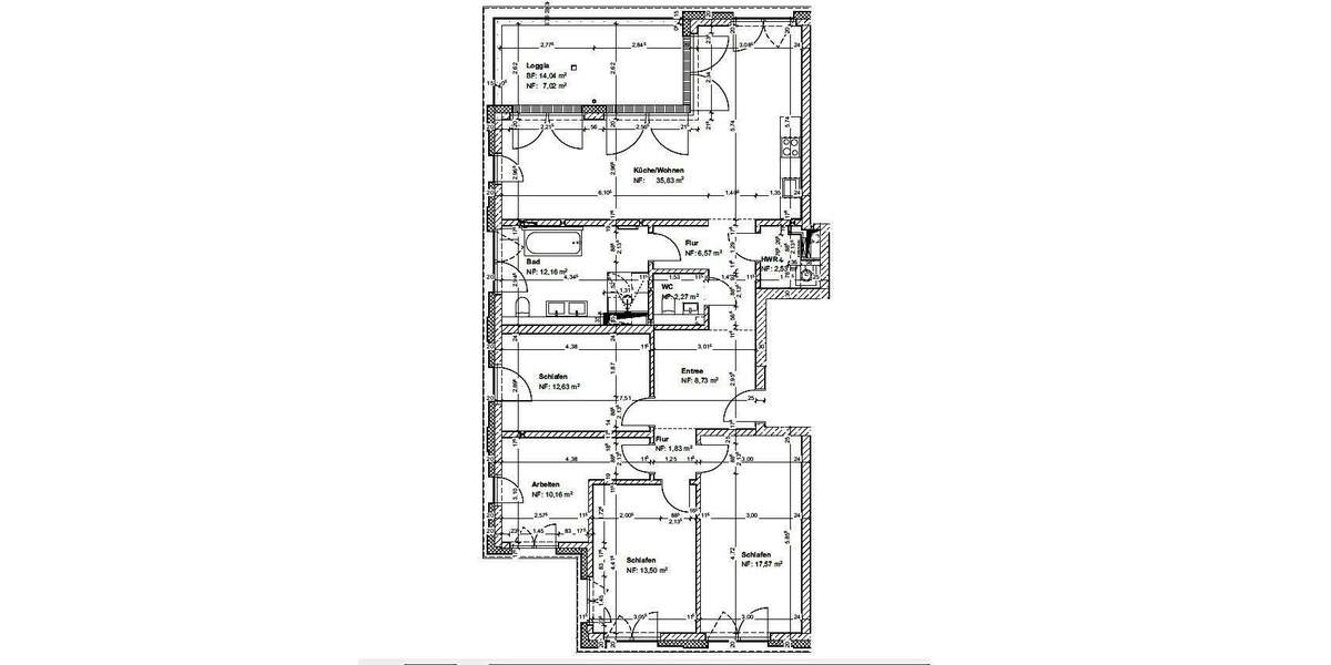 Etagenwohnung Hannover Döhren - 5 Zimmer, 130 m&sup2;, 1.890&euro; | Angebot:25677105