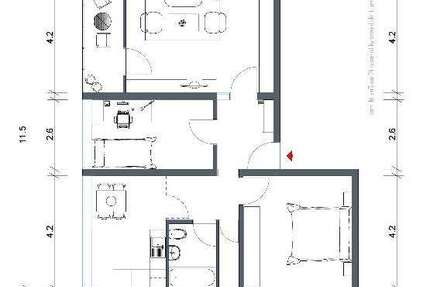 Wohnung Kreuztal - 3 Zimmer, 74 m&sup2;, 409&euro; | Angebot:27640565