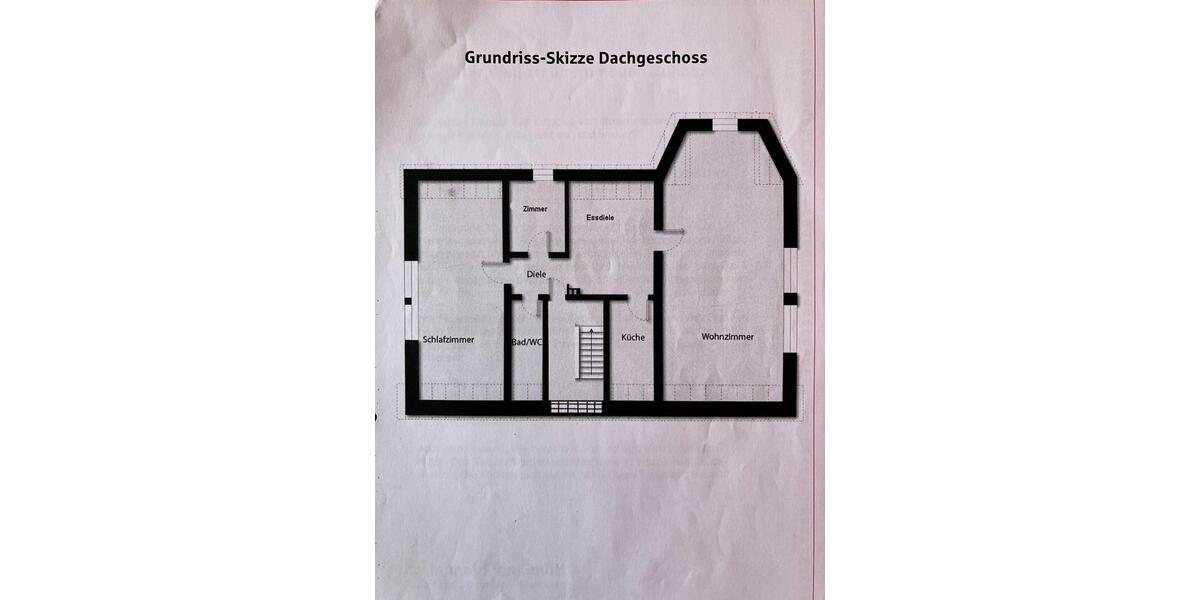 Dachgeschoßwohnung Leopoldshöhe - 3 Zimmer, 96 m&sup2;, 750&euro; | Angebot:24699561