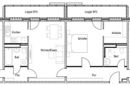 4-Raum-Wohnung mit herrlichem Blick