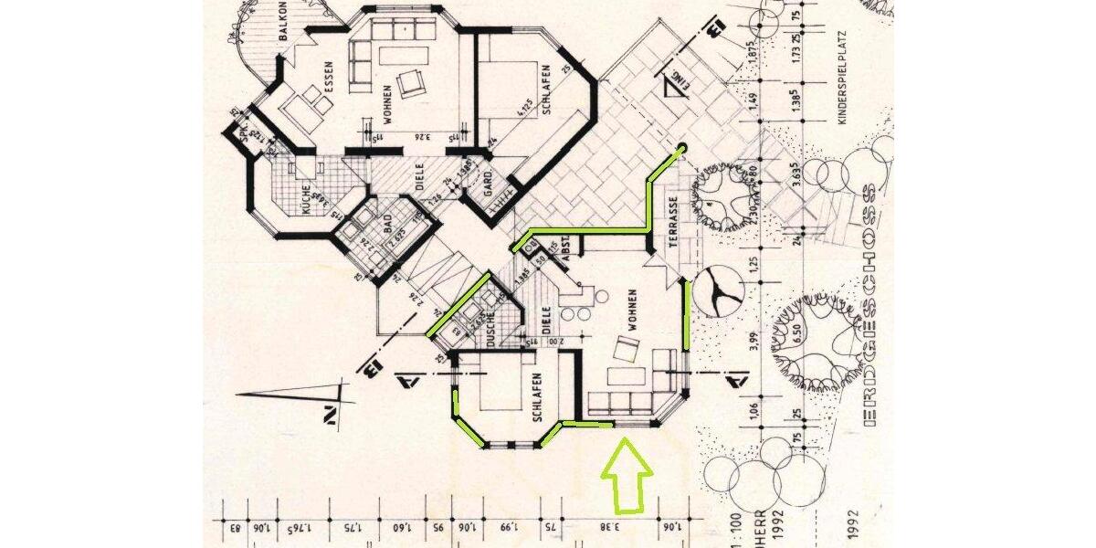 Erdgeschoßwohnung Waldachtal - 2 Zimmer, 50 m&sup2;, 595&euro; | Angebot:26488459