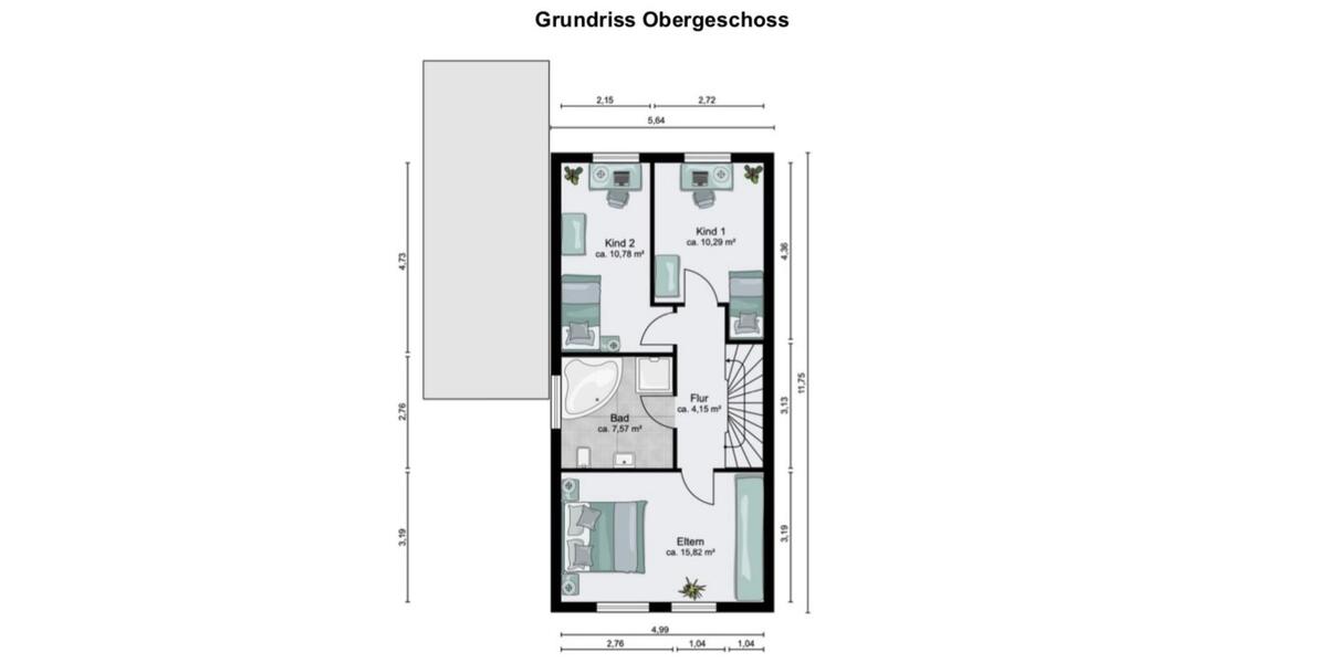 Doppelhaushälfte Jülich - 6 Zimmer, 140 m&sup2;, 1.700&euro; | Angebot:25449516