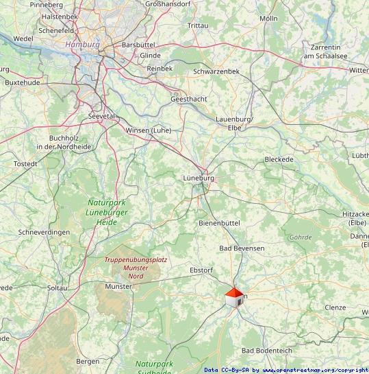 Dachgeschoßwohnung Uelzen - 3 Zimmer, 60 m&sup2;, 550&euro; | Angebot:25916426