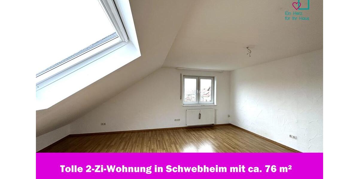 Helle 2-Zimmer Dachgeschosswohnung in Schwebheim 2 zimmer