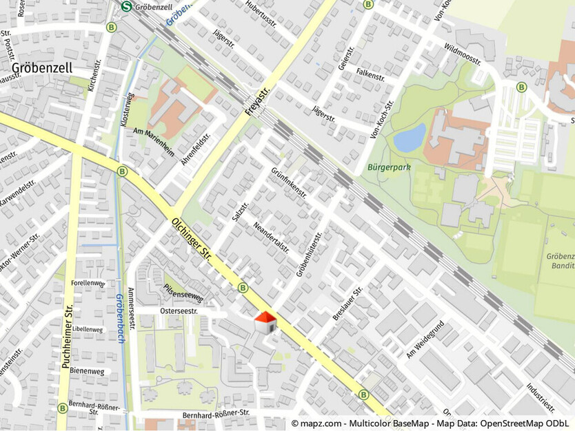 WINDISCH IMMOBILIEN - Neuwertige 3-Zimmer Wohnung mit EBK und Balkon zentral in Gröbenzell 3 zimmer