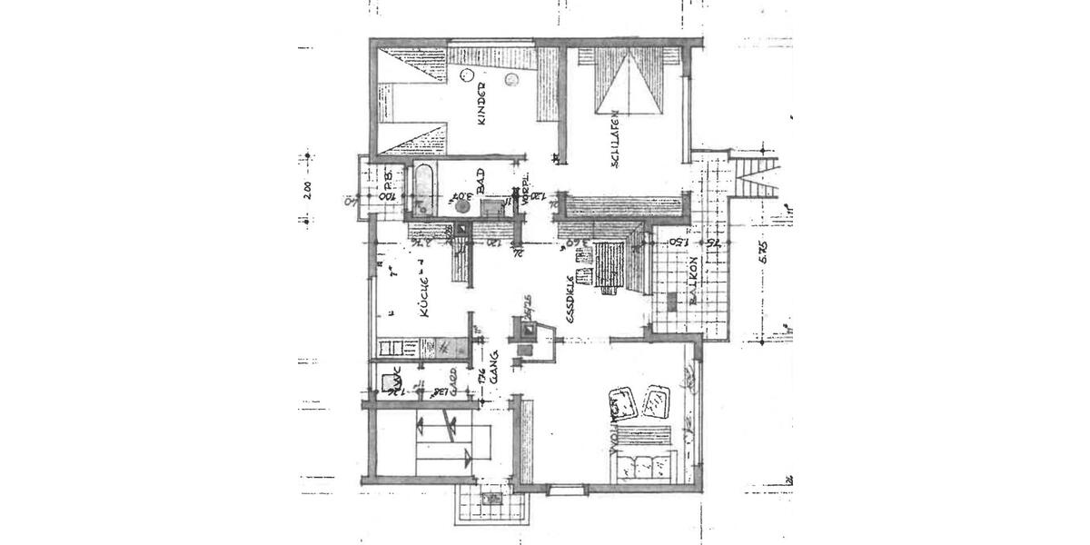 Etagenwohnung Wüstenrot - 3.5 Zimmer, 96 m&sup2;, 850&euro; | Angebot:26689023
