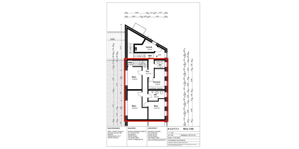 Gewerbeobjekt Uetersen - 1.440&euro; | Angebot:22136831