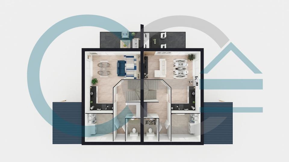 Doppelhaushälfte Nienburg (Weser) - 4 Zimmer, 125 m&sup2;, 1.350&euro; | Angebot:26021095