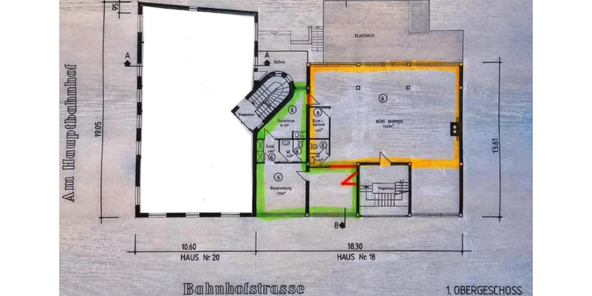 Attraktive Gewerbefläche in Top-Lage Korbach -Büro, Praxis etc. zimmer