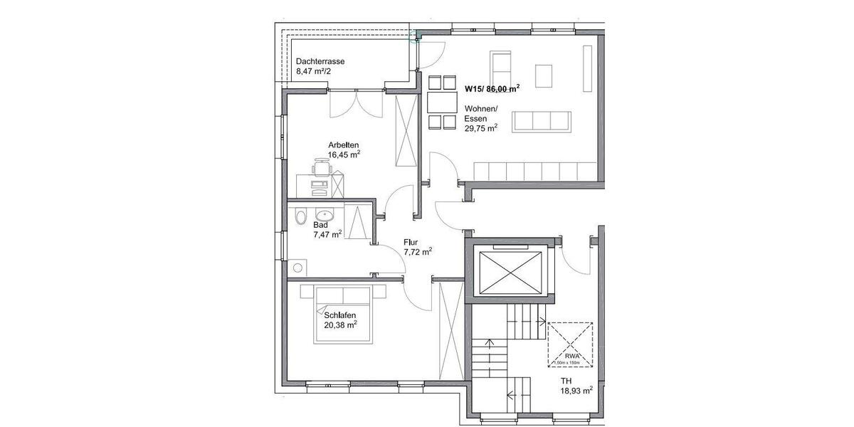 Etagenwohnung Bad Oldesloe - 3 Zimmer, 86 m&sup2;, 1.333&euro; | Angebot:26490663