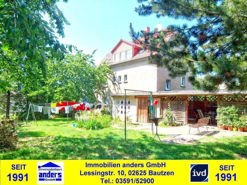 Moderne 3-Raum-DG-Wohnung mit Garage und gemeinschaftlichen Grundstück bei Bautzen 3 zimmer