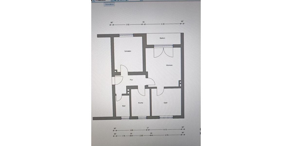 Etagenwohnung Kulmbach Blaich - 3 Zimmer, 75 m&sup2;, 800&euro; | Angebot:25052969