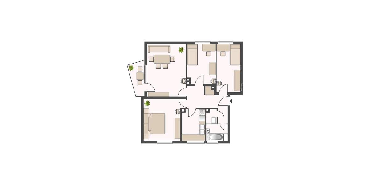 Willkommen in Ihrem neuen Zuhause - helle und gemütliche Wohnung zum Wohlfühlen 4 zimmer