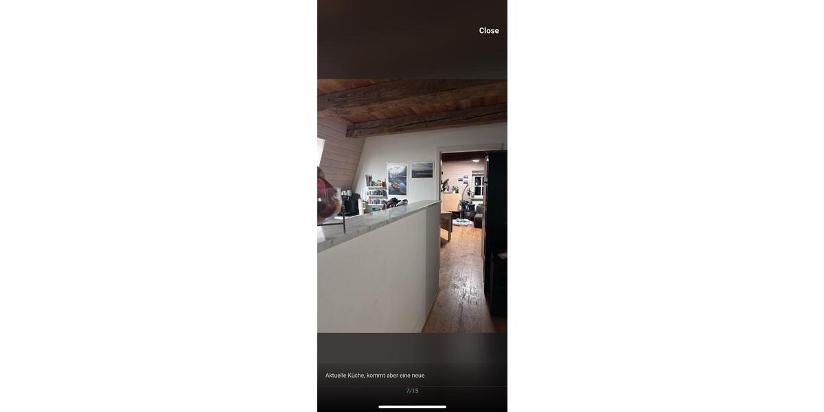 Dachgeschoßwohnung Biberach an der Riß - 1 Zimmer, 20 m&sup2;, 550&euro; | Angebot:24730149