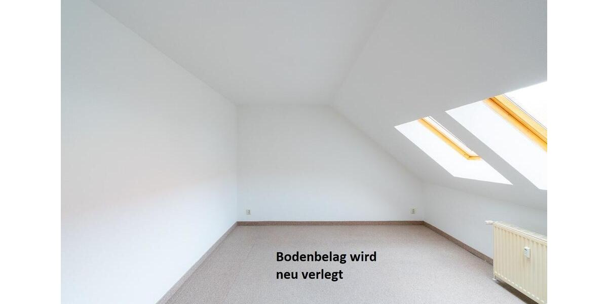 Moderne Dachgeschosswohnung mit sonnigem Westbalkon in zentraler Lage von Pulsnitz 3 zimmer