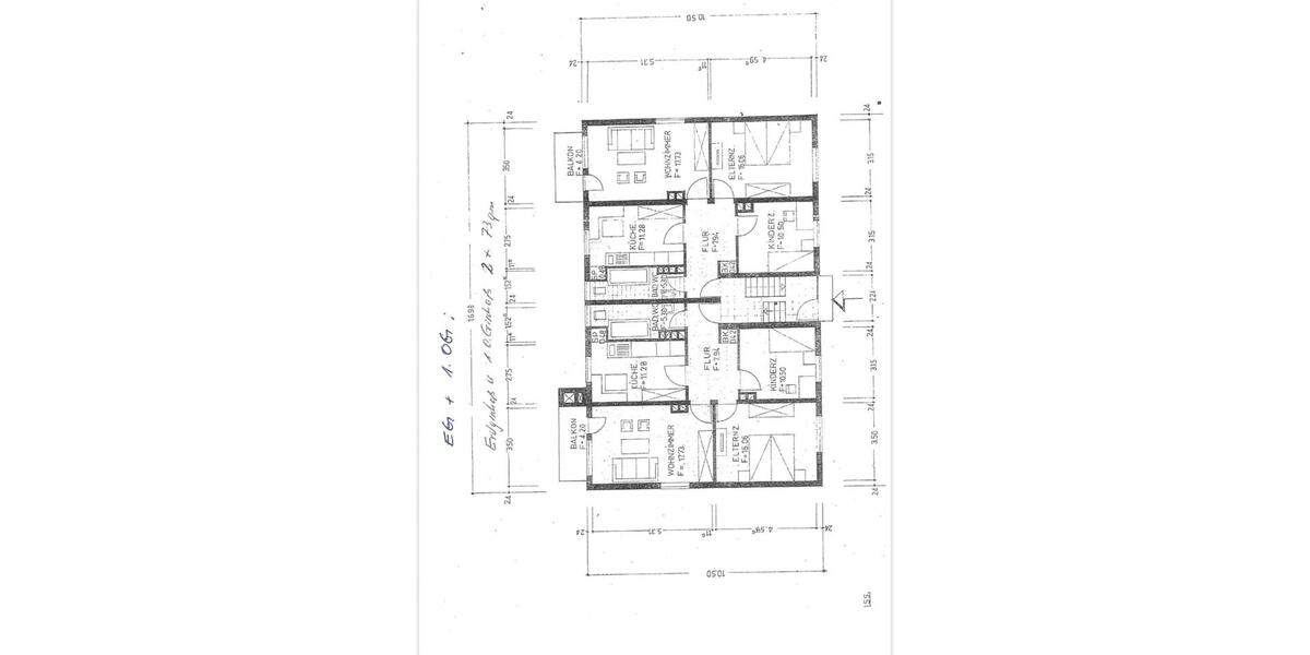 Etagenwohnung Wörth am Rhein - 3 Zimmer, 73 m&sup2;, 1.100&euro; | Angebot:26543249