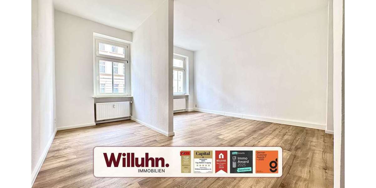 Etagenwohnung Leipzig Mockau-Süd - 2 Zimmer, 47 m&sup2;, 448&euro; | Angebot:26182836