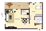 Etagenwohnung Crailsheim - 2 Zimmer, 46 m&sup2;, 550&euro; | Angebot:26646509