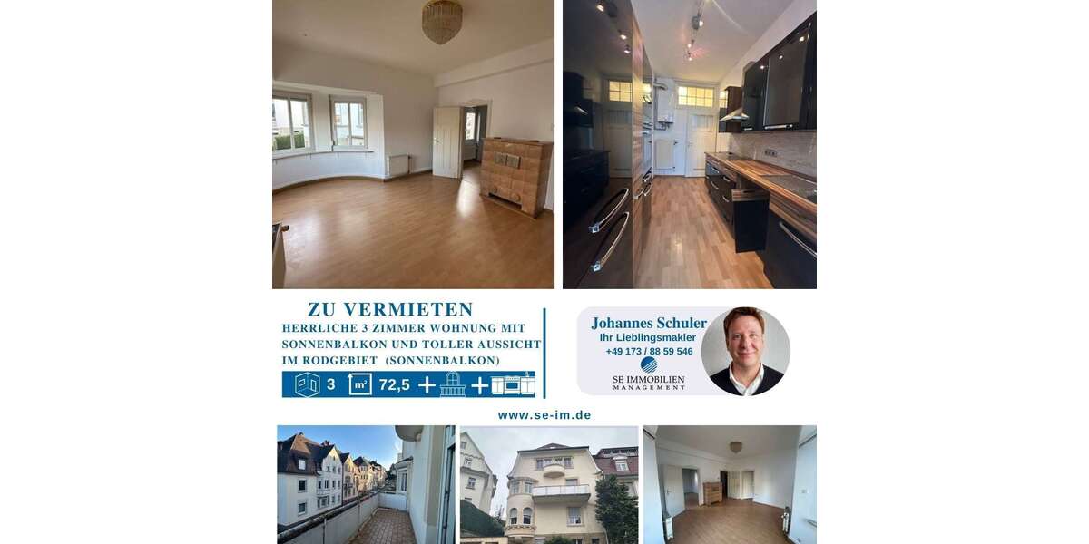 Wohnung zum Mieten in Pforzheim 860 € 72.5 m² 3 zimmer