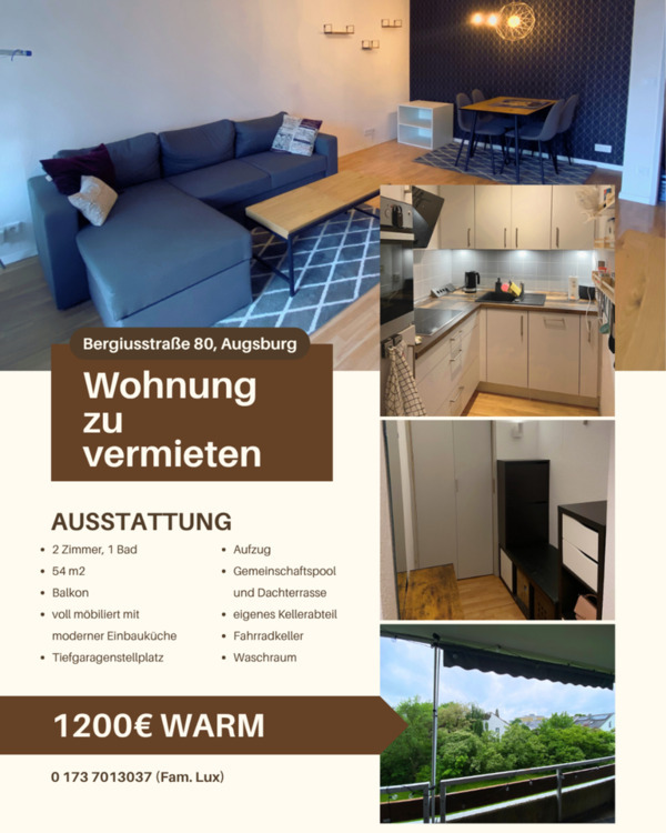 Moderne 2-Zimmer-Wohnung in Uninähe - Voll möbliert zimmer