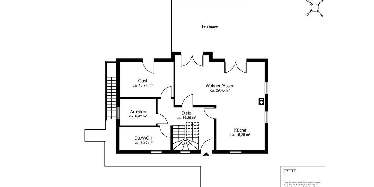 Einfamilienhaus Zeven - 8 Zimmer, 180 m&sup2;, 1.700&euro; | Angebot:26551997