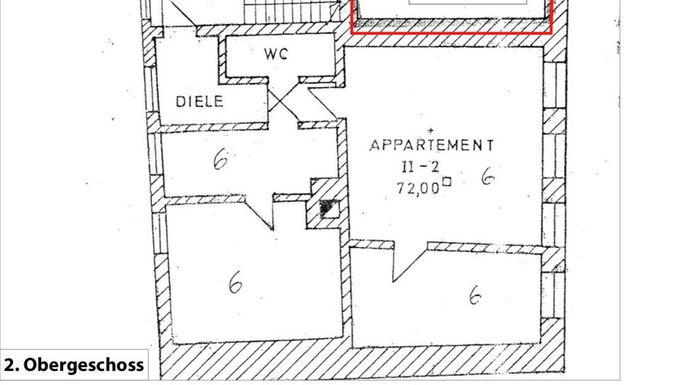 Etagenwohnung Regensburg Kumpfmühl - 3 Zimmer, 1.350&euro; | Angebot:23271739