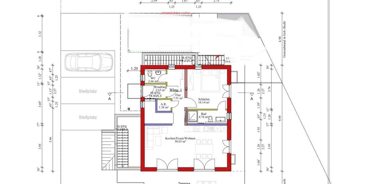 Wunderschöne Gartenwohnung 3 zimmer