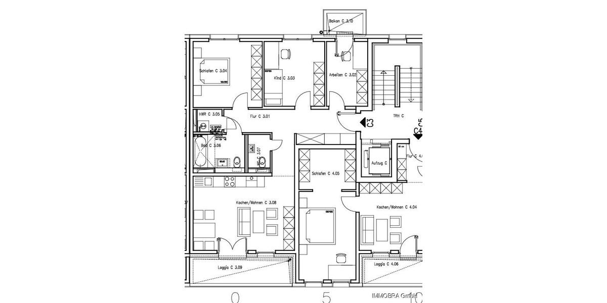Etagenwohnung Brandenburg an der Havel Bahnhofsvorstadt - 4 Zimmer, 91 m&sup2;, 1.316&euro; | Angebot:22554673