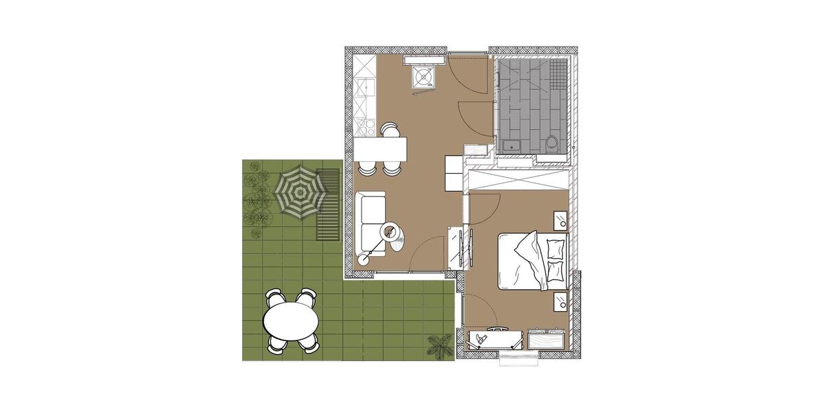 Etagenwohnung Gronau (Westfahlen) - 2 Zimmer, 61 m&sup2;, 919&euro; | Angebot:22929217