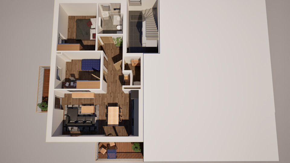 Etagenwohnung Regensburg Gallingkofen - 3 Zimmer, 71 m&sup2;, 1.200&euro; | Angebot:25370346