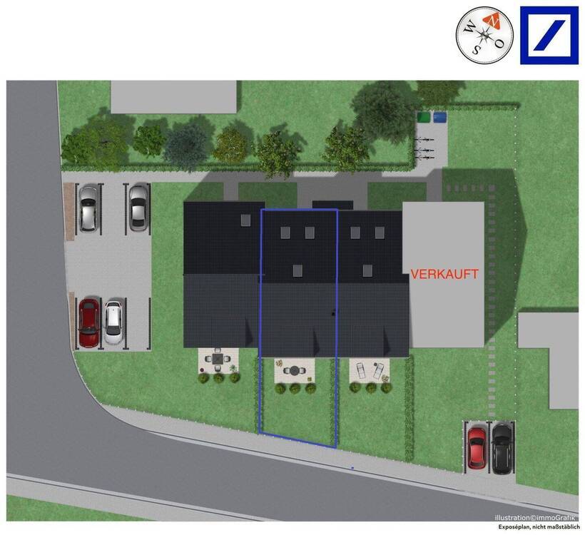 Neubau Reihenmittelhaus (KfW 40 EE) mit Erdwärme, in sehr guter Lage zum Delbrücker Zentrum