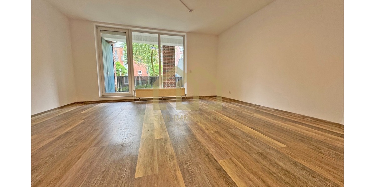 Bremen-Lehesterdeich: Geräumige 1-Zi.-Whg. mit Balkon unweit der Universität - Erdgeschoßwohnung Bremen Blockland | Angebot:26995297