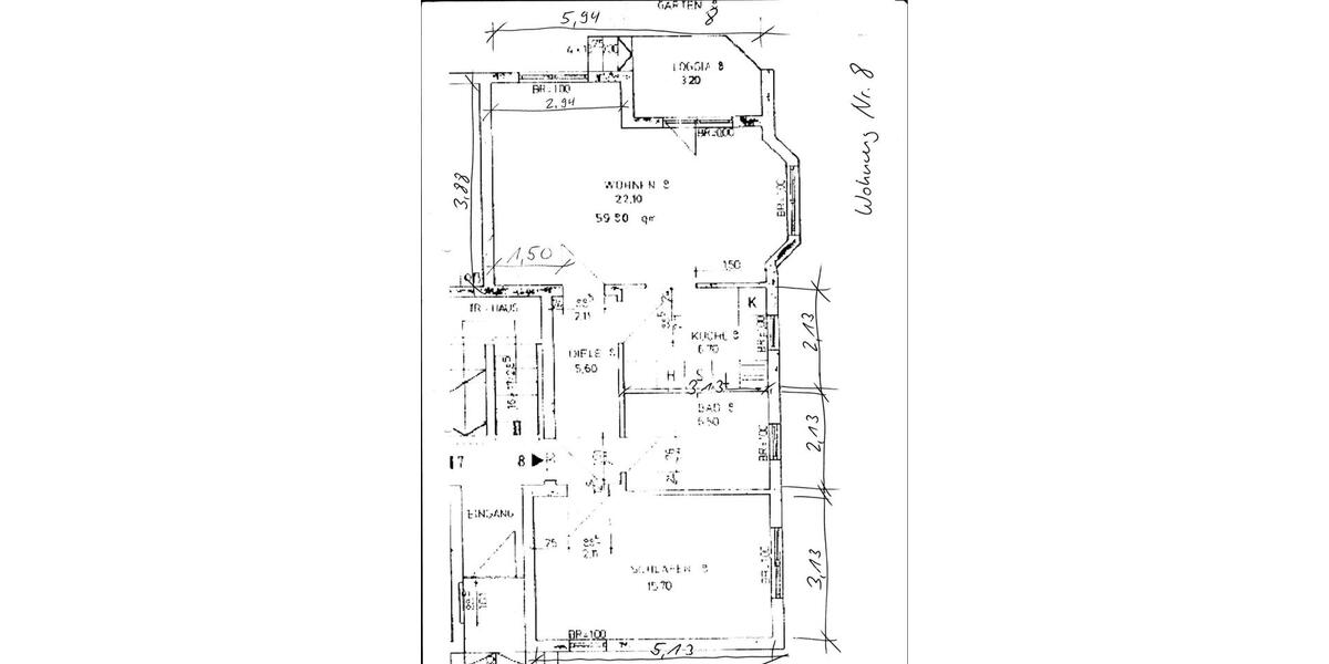 Erdgeschoßwohnung Steinweiler - 2 Zimmer, 60 m&sup2;, 750&euro; | Angebot:26639872