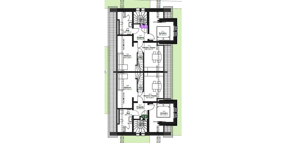 Etagenwohnung Neuenhaus - 2 Zimmer, 65 m&sup2;, 865&euro; | Angebot:21092835